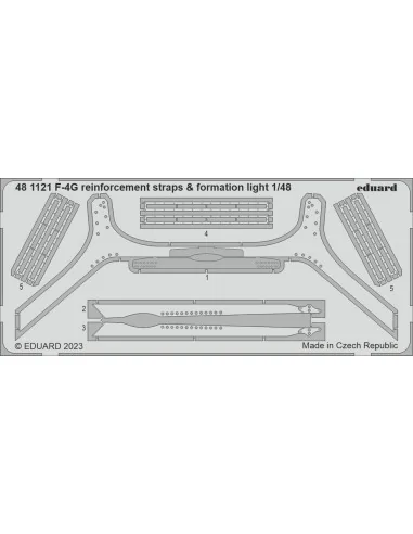 F-4G reinforcement straps & formation lights 1/48 MENG, 1/48 - Edua...