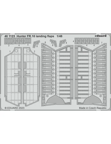 Hunter FR.10 landing flaps 1/48 AIRFIX, 1/48 - Eduard Accessories 4...