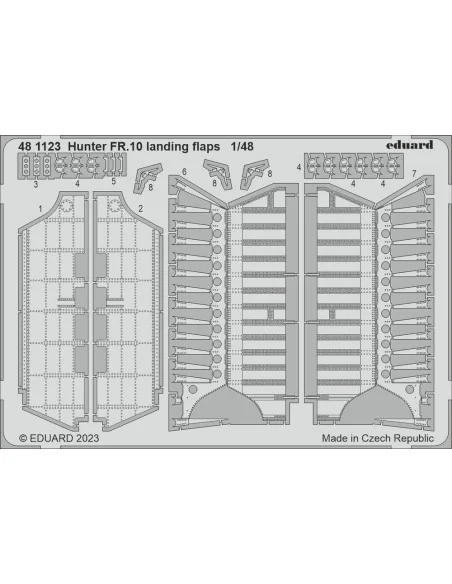 [NO_DESC] Hunter FR.10 landing flaps 1/48 AIRFIX, 1/48 - Eduard Acc...