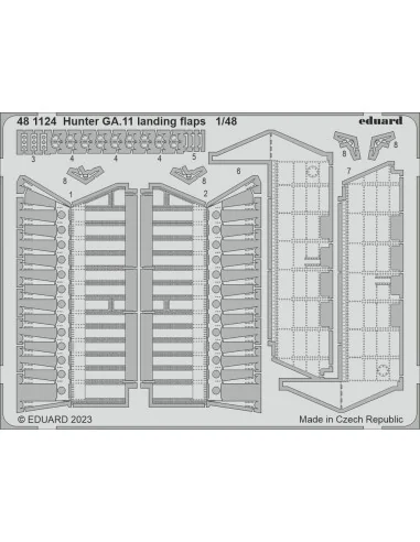 [NO_DESC] Hunter GA.11 landing flaps 1/48 AIRFIX, 1/48 - Eduard Acc...