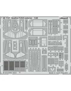 Seafire F.XVII exterior, 1/48 - Eduard Accessories 481127