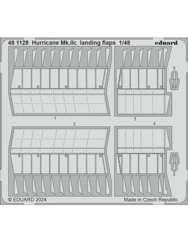 Hurricane Mk.IIc landing flaps, 1/48 - Eduard Accessories 481128
