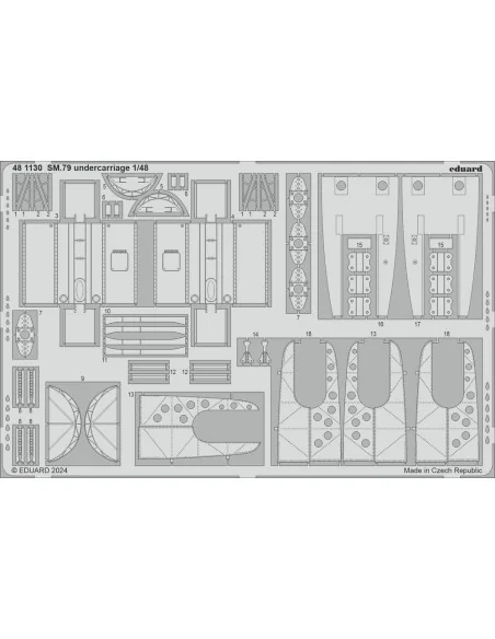 [NO_DESC] SM.79 undercarriage 1/48 EDUARD, 1/48 - Eduard Accessorie...