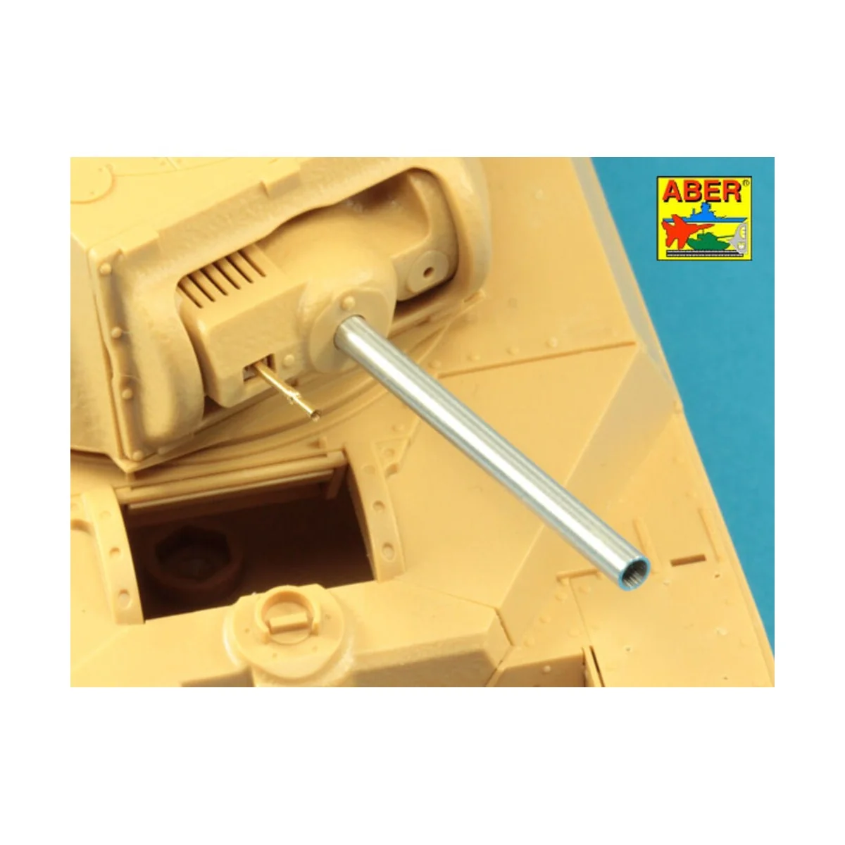 Barrel ROQF Mk.I 76,2mm for Matilda Mk.IIICS with Besa MG barrel - ...