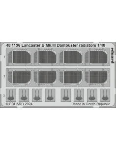 Lancaster B Mk.III Dambuster radiators 1/48 HKM, 1/48 - Eduard Acce...