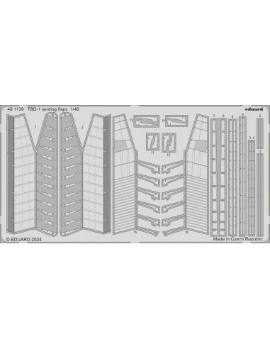 [NO_DESC] TBD-1 landing flaps HOBBY BOSS, 1/48 - Eduard Accessories...