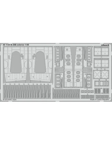 B-26B exterior, 1/48 - Eduard Accessories 481144