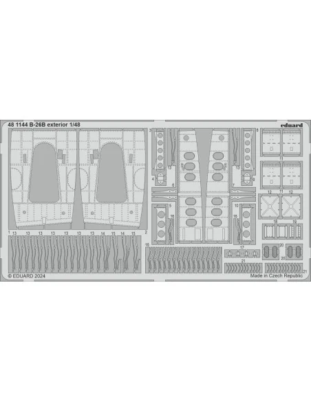 B-26B exterior, 1/48 - Eduard Accessories 481144