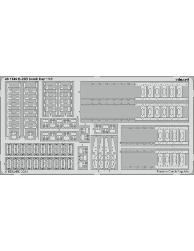 B-26B bomb bay, 1/48 - Eduard Accessories 481145