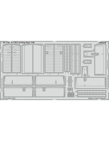 A-4B/C landing flaps, 1/48 - Eduard Accessories 481149