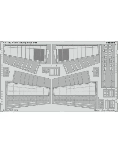 P-39N landing flaps, 1/48 - Eduard Accessories 481152