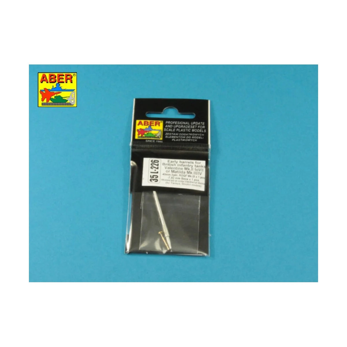 Early barrel for Valentine Mk.II to VII or Matilda Mk.III/IV with B...