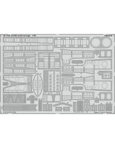 B-24D undercarriage HOBBY BOSS, 1/48 - Eduard Accessories 481156