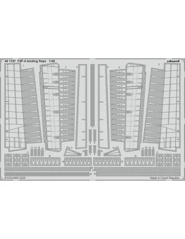 F4F-4 landing flaps ACADEMY, 1/48 - Eduard Accessories 481157
