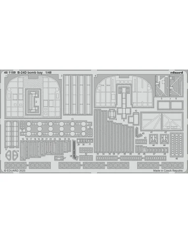 B-24D bomb bay HOBBY BOSS, 1/48 - Eduard Accessories 481159