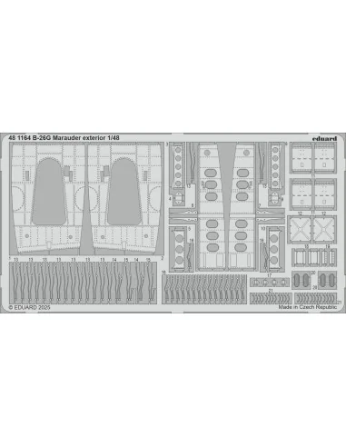B-26G Marauder exterior ICM, 1/48 - Eduard Accessories 481164