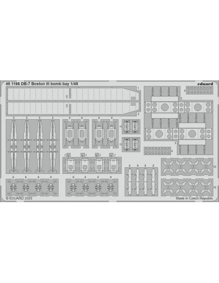 DB-7 Boston III bomb bay HKM, 1/48 - Eduard Accessories 481166