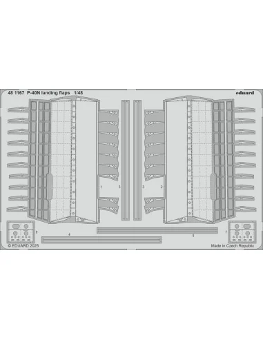 [NO_DESC] P-40N landing flaps EDUARD, 1/48 - Eduard Accessories 481167