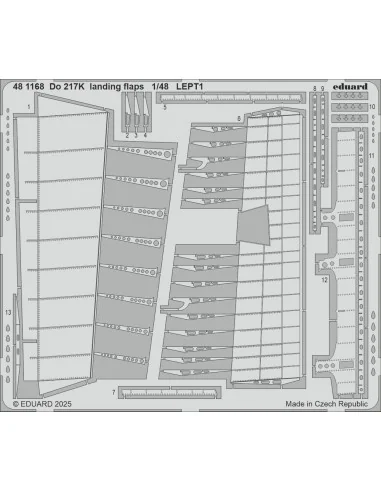Do 217K landing flaps ICM, 1/48 - Eduard Accessories 481168