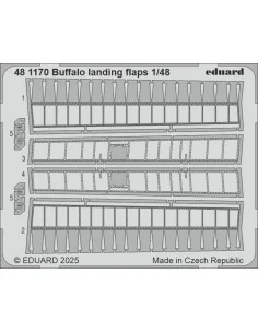 Buffalo landing flaps TAMIYA, 1/48 - Eduard Accessories 481170