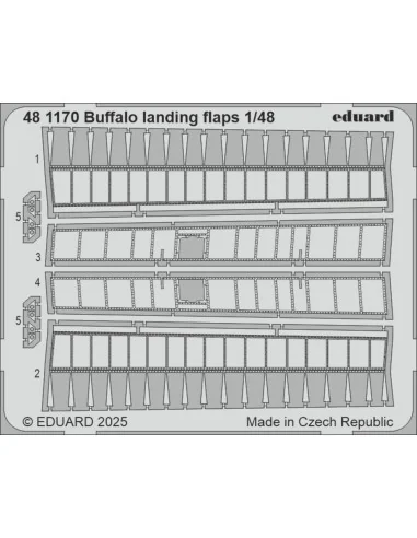 [NO_DESC] Buffalo landing flaps TAMIYA, 1/48 - Eduard Accessories 4...