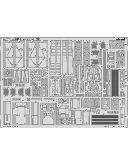 Ju 88A-4 upgrade set EDUARD, 1/48 - Eduard Accessories 481171