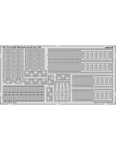 B-26F Marauder bomb bay ICM, 1/48 - Eduard Accessories 481173