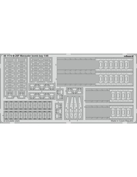 B-26F Marauder bomb bay ICM, 1/48 - Eduard Accessories 481173