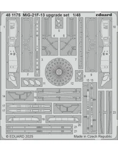 MiG-21F-13 upgrade set 1/48 for Eduard, 1/48 - Eduard Accessories 4...