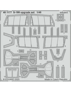 S-199 upgrade set for Eduard, 1/48 - Eduard Accessories 481177