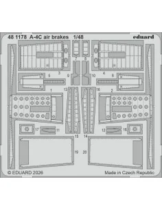 A-4C air brakes for Hobby Boss, 1/48 - Eduard Accessories 481178