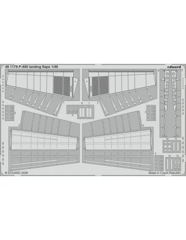 P-400 landing flaps for Arma Hobby, 1/48 - Eduard Accessories 481179
