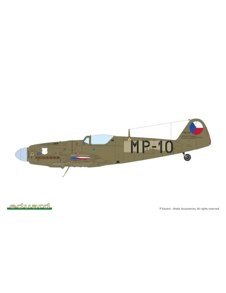 Avia S-199 bubble canopy, 1/48 - Eduard Plastic Kits 948012