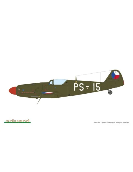 Avia S-199 bubble canopy, 1/48 - Eduard Plastic Kits 948012