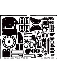 [NO_DESC] J2M3 Raiden type 21, 1/48 - Eduard Accessories 48201