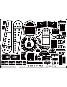 Ki-44 Tojo, 1/48 - Eduard Accessories 48212