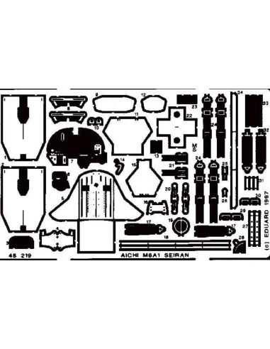 M6A-1 Seiran, 1/48 - Eduard Accessories 48219