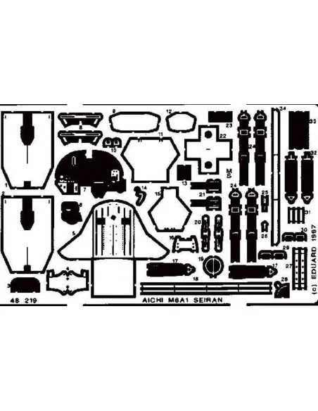 M6A-1 Seiran, 1/48 - Eduard Accessories 48219