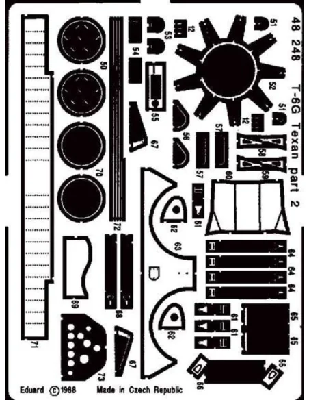 T-6G Texan, 1/48 - Eduard Accessories 48248