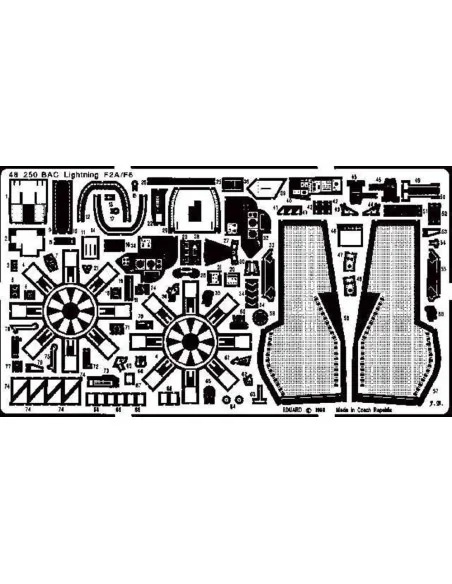 BAC Lightning F-2/F6, 1/48 - Eduard Accessories 48250