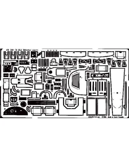 B-25J Mitchell, 1/48 - Eduard Accessories 48261