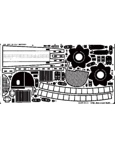 B-25J Mitchell, 1/48 - Eduard Accessories 48261