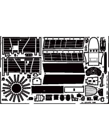 Ki-27 Nate, 1/48 - Eduard Accessories 48264