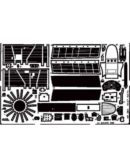 Ki-27 Nate, 1/48 - Eduard Accessories 48264