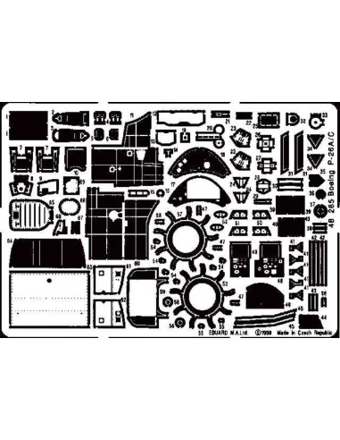 [NO_DESC] P-26 A/C Peashoper, 1/48 - Eduard Accessories 48265