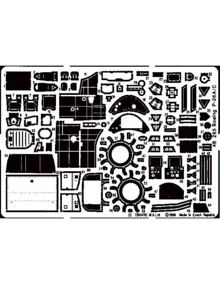 P-26 A/C Peashoper, 1/48 - Eduard Accessories 48265
