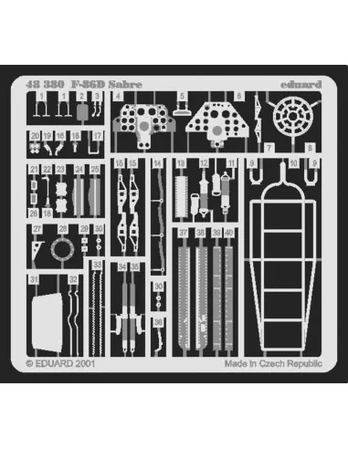 [NO_DESC] FF-86D Dog Sabre, 1/48 - Eduard Accessories 48380