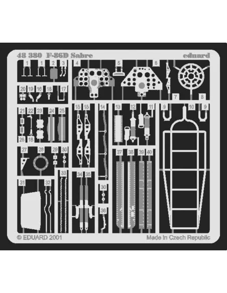 FF-86D Dog Sabre, 1/48 - Eduard Accessories 48380