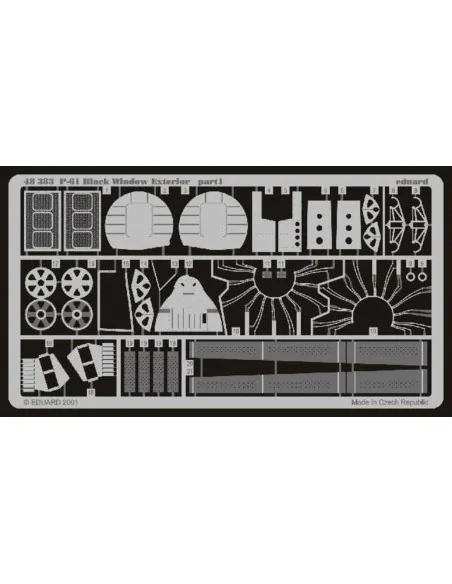[NO_DESC] P-61 Black Widow Exterior, 1/48 - Eduard Accessories 48383