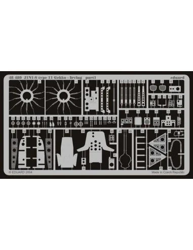 J1N1-S Type 11 Gekko-Irving, 1/48 - Eduard Accessories 48480